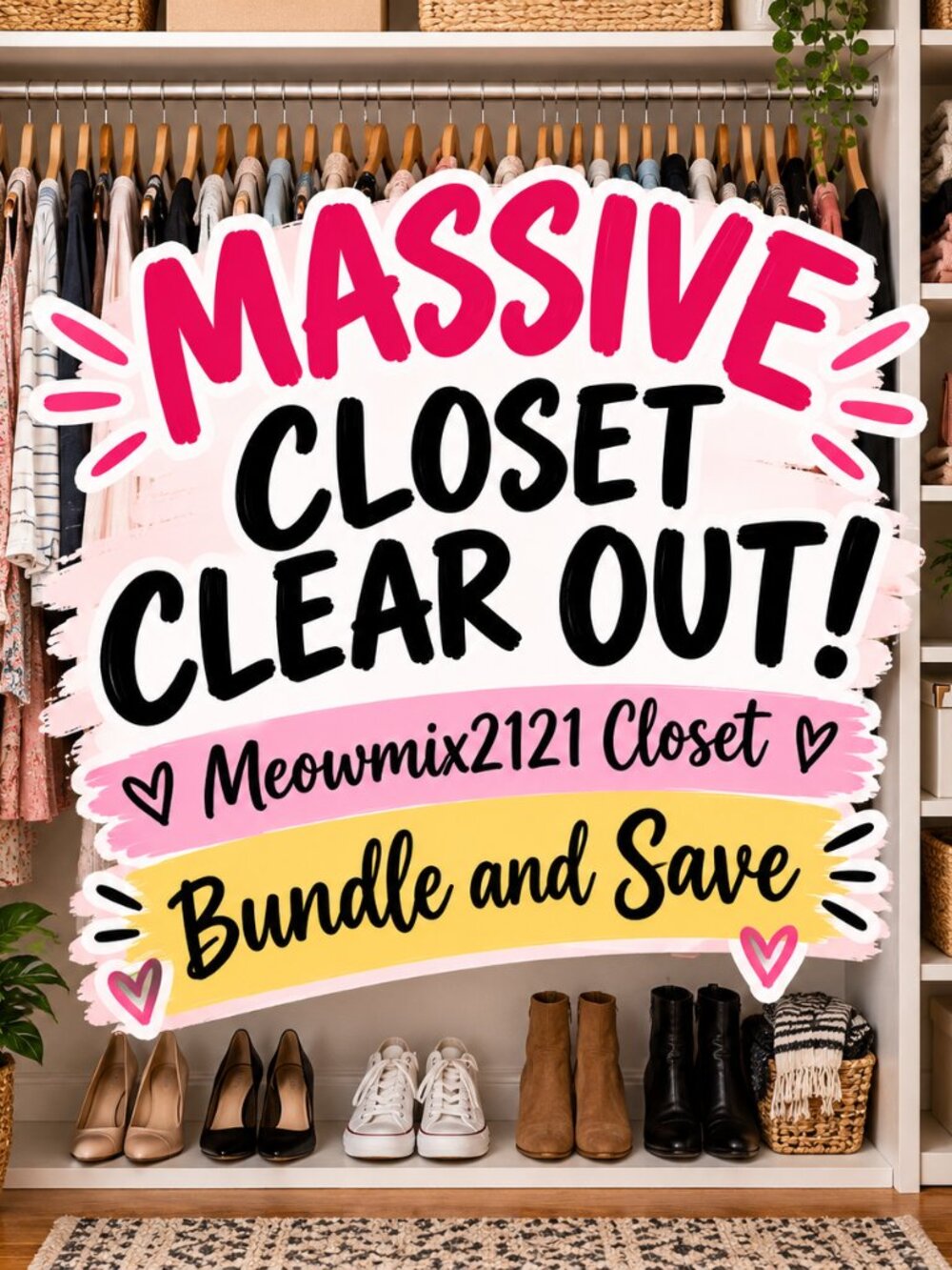 CLOSET SALE - Need To Clearout My Closet